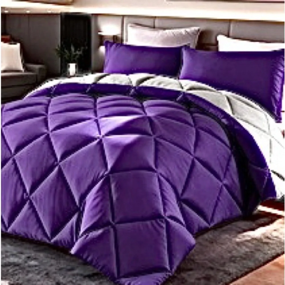 Luxurious Purple Comforter Set. Queen sized. NWT.